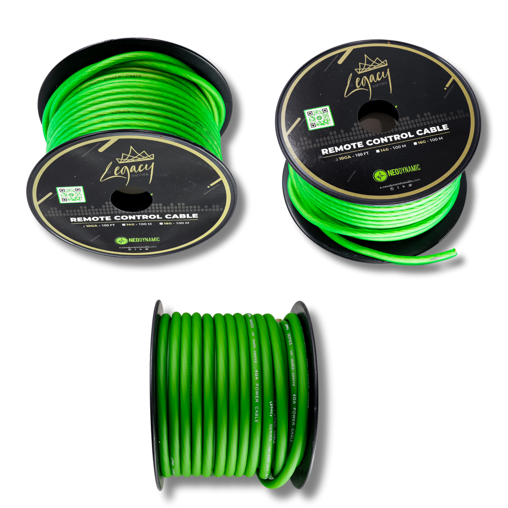 Cable de Corriente 100% Cobre Calibre 10 (Rollo)