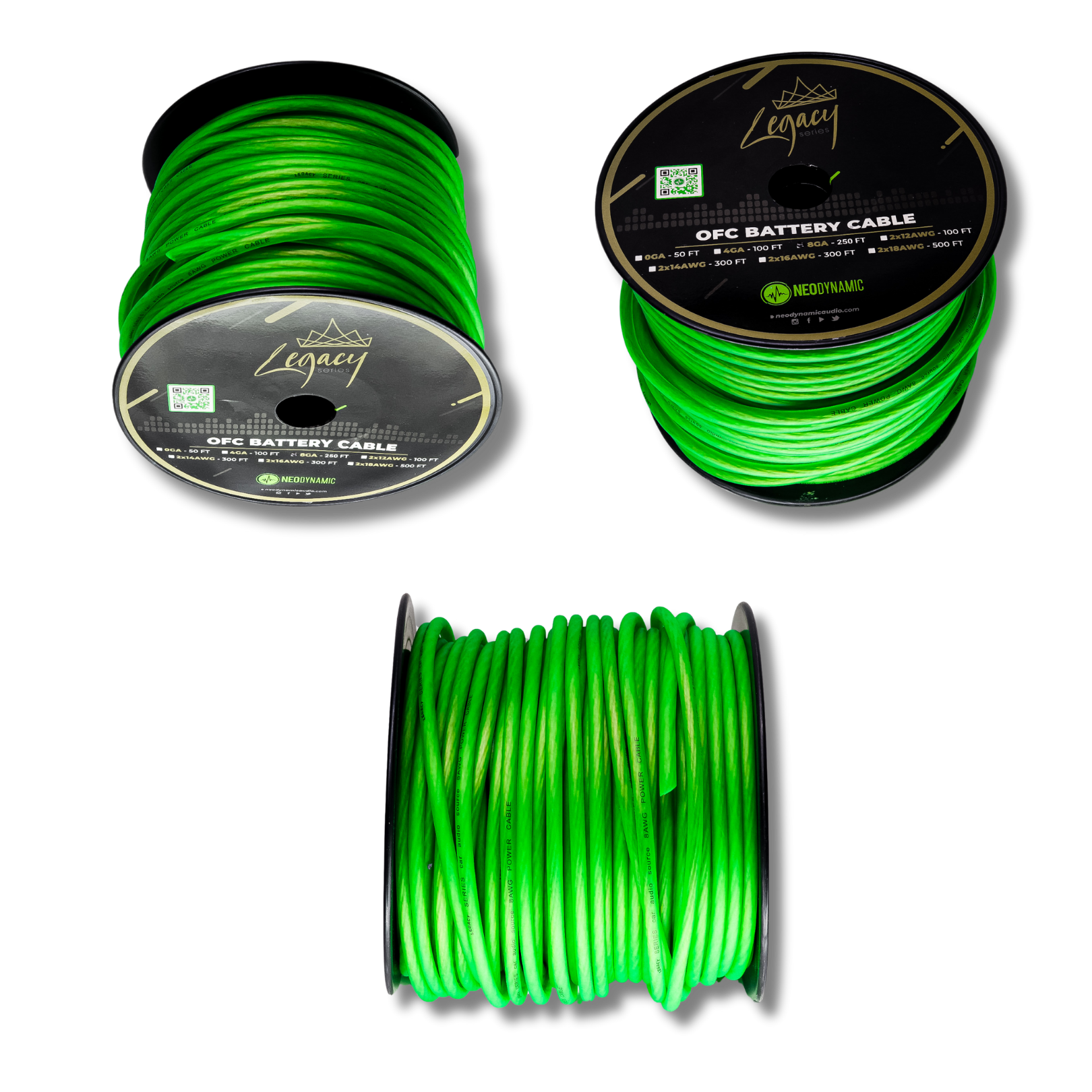 Cable de Corriente 100% Cobre Calibre 8 (Rollo)